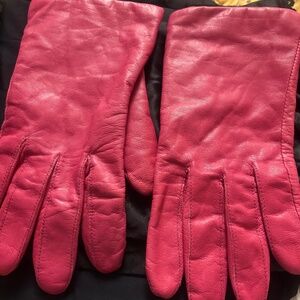 Vintage Hot pink Napa leather